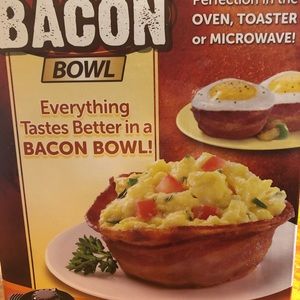 100 perfect bacon bowls new (no box) winner